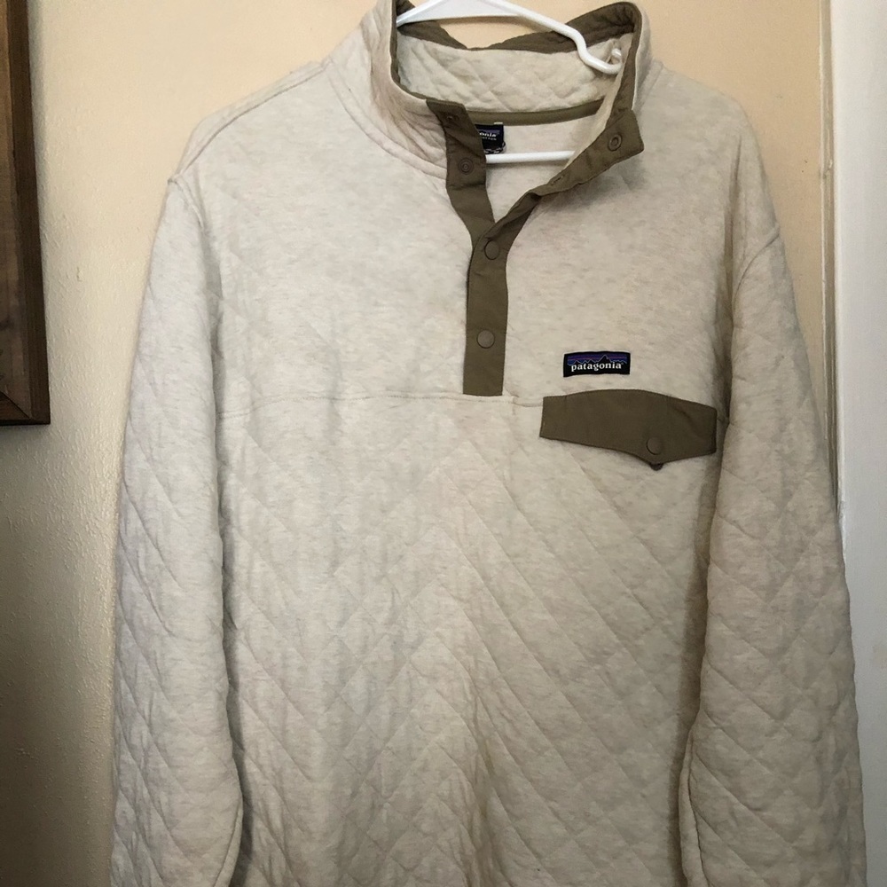 Patagonia cotton quilt snap t
